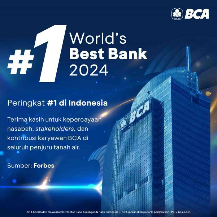 BCA Dinobatkan Sebagai Tempat Kerja Terbaik