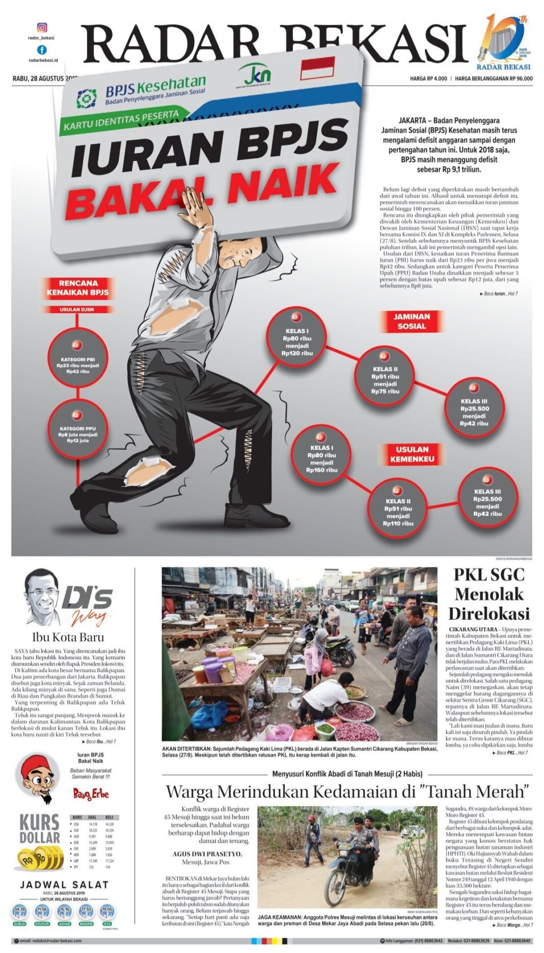 HUT RI, Penduduk RW 019 Arenjaya Adu Kreativitas