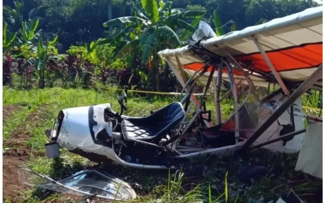 Pesawat Latih TNI Jatuh di Ciampea Bogor