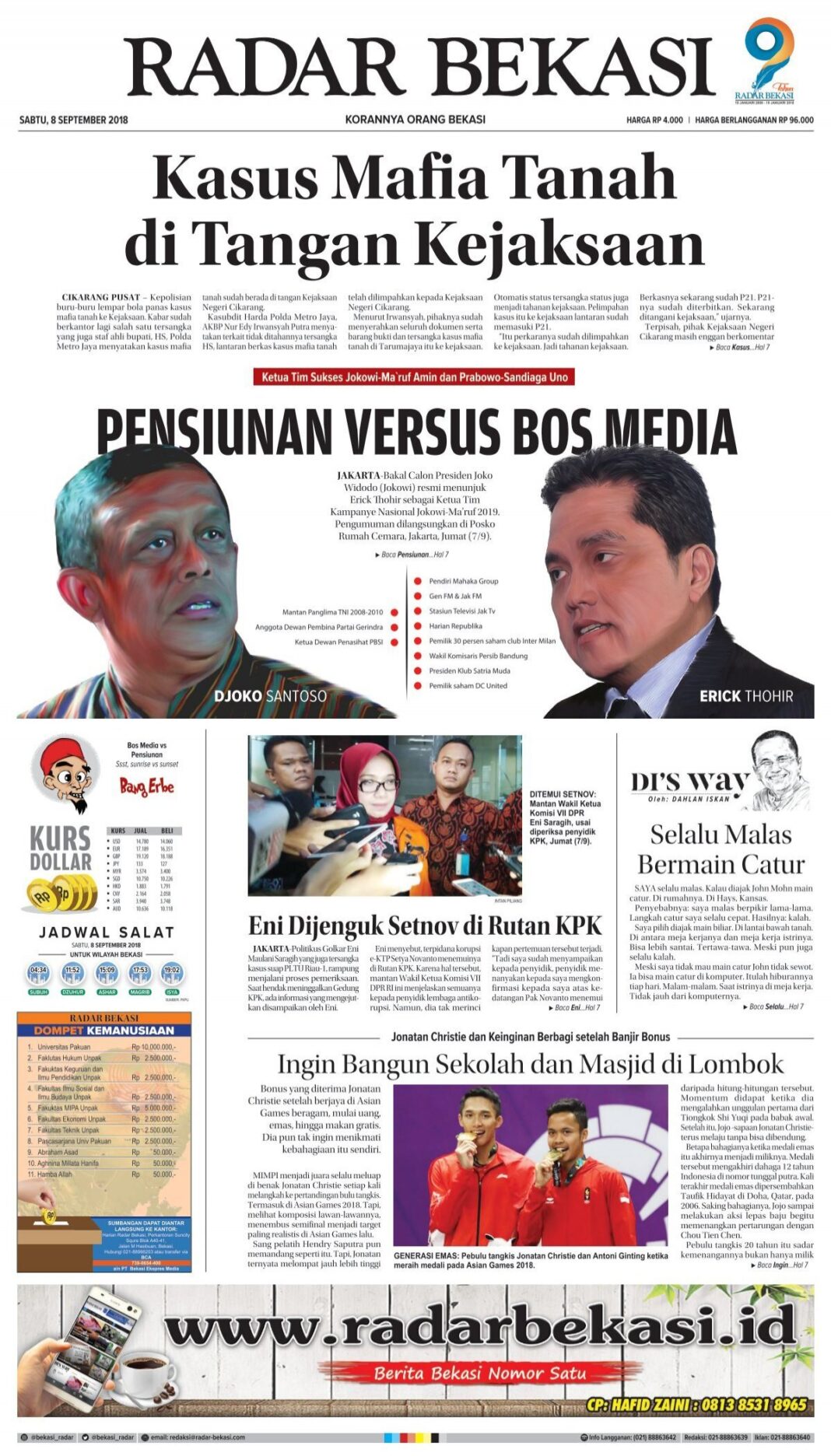 Turap Bambu Bakal Dipasang di Sepanjang Garis Pantai Muaragembong