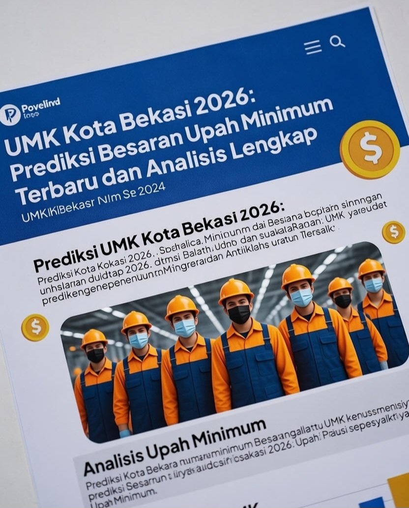 UMK 2026: Kabupaten Bekasi Rp5.938.885 dan Kota Bekasi Rp5.992.931,93
