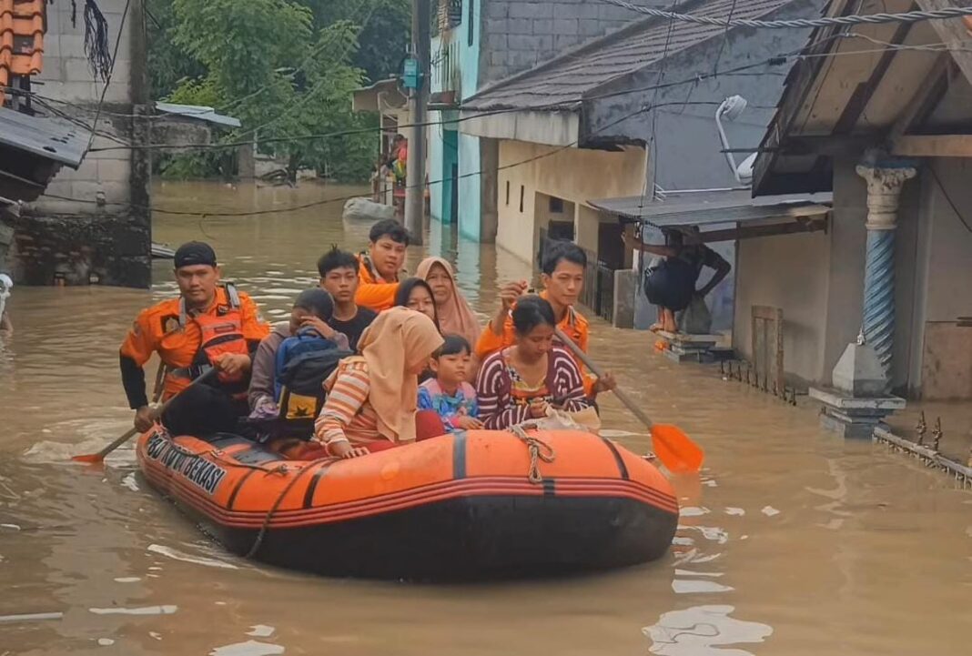 BPBD Kota Bekasi: 7 Kecamatan Terendam Banjir Tengah