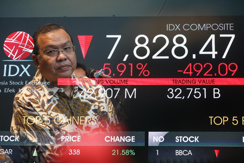 Saham Indonesia Dibekukan, Dirut BEI Mengundurkan Diri