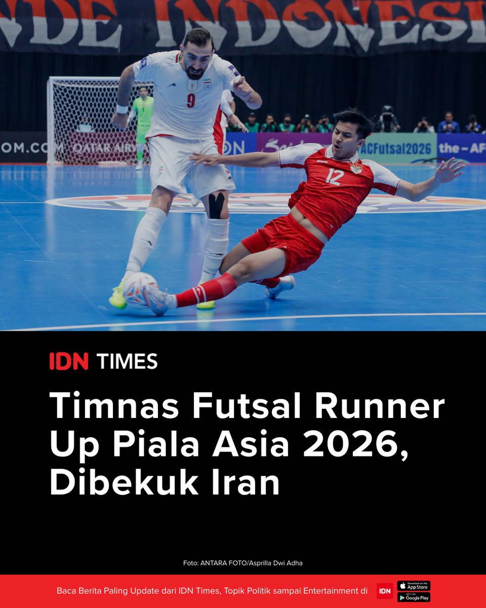 Timnas Futsal Indonesia Runner-up Piala Asia 2026